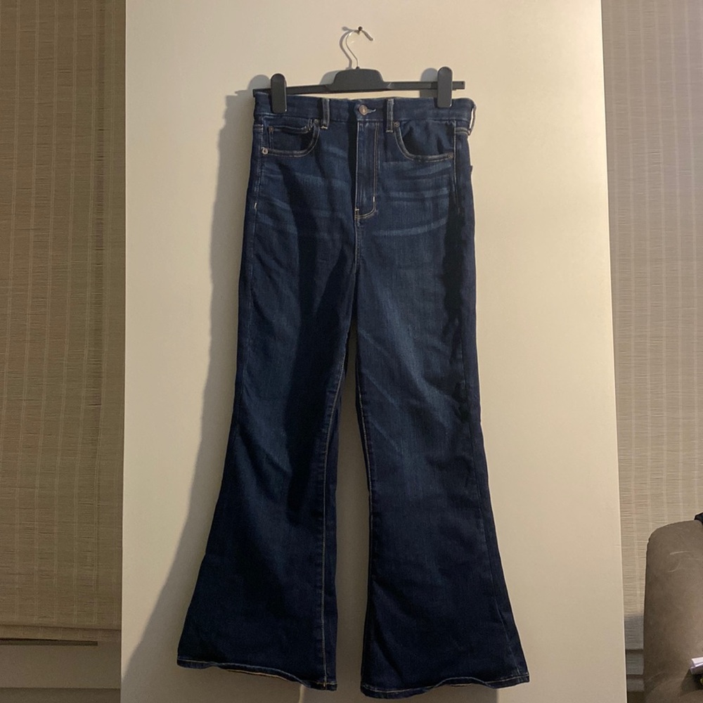 American Eagle Curvy Highest Rise Flare Jeans